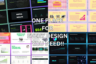 design or redesign your powerpoint presentation and pitch deck