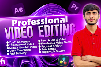 professionally edit, cut, and sync audio and video