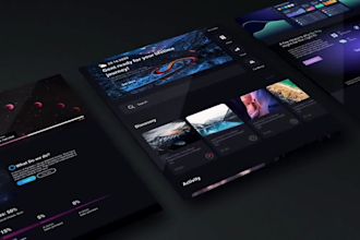 do UI UX design, website, dashboard, mobile app UI UX design