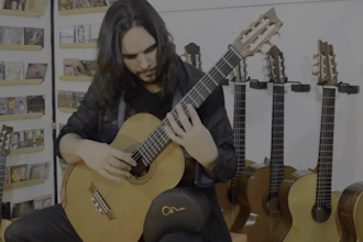 teach you classical guitar in a private online lesson