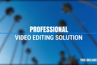 do professional video editing in 24hrs