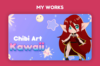 draw cute chibi art withing 24 hours