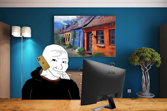 make wojak, doge and solana meme video for you