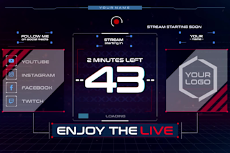 create a animated countdown timer for your stream