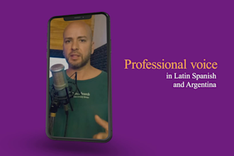 create an amazing spokesperson and ugc video in spanish