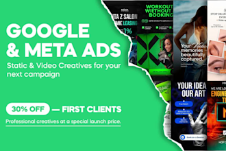design meta ads creative, facebook ad creative, instagram post or ad imag