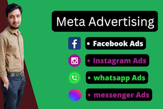 set up meta ads, facebook and instagram ads campaign