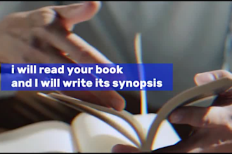 read your novel or ebook and write your blurbs