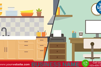 do house, office cleaning service commercial ads