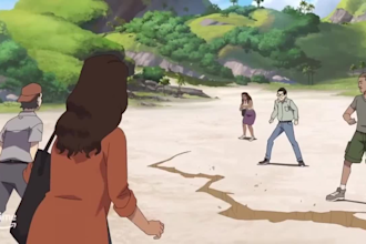 do 2d japanese anime style, 2d anime fighting animation, manga animation
