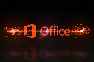 create glowing particle logo and text intro animation