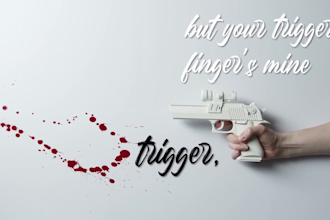 create unique animated lyrics music video