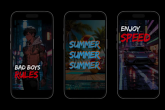 design custom phone and desktop wallpapers