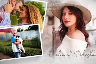create photo slideshow, beautiful slideshow video with your photos