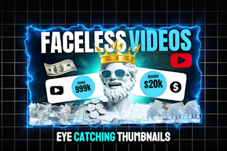 create faceless youtube video and faceless channel