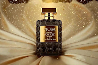 design luxury 3d perfume bottles, packaging, labels and logo