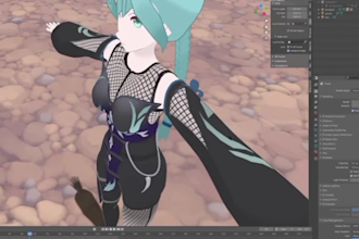 do 3d anime character, anime manga character, 3d anime model for game