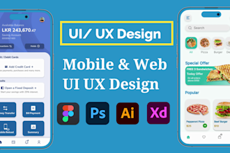 design website ui ux design and mobile app ui ux design