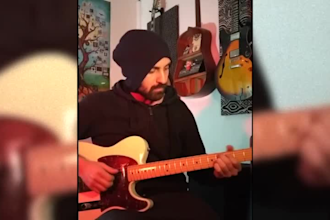 record professional electric and acoustic guitar for you