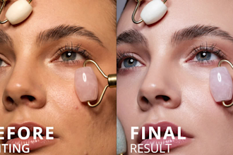 do high end photo retouching beauty retouch editorial photo