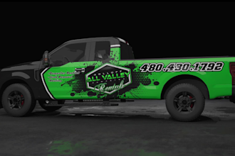 make awesome car wrap design or racing car wrap