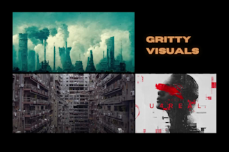 create a ai generated cinematic video pitch deck for film, tv shows