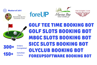build a high speed python golf tee time booking bot