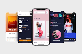 do UI UX design for website and mobile app, dashboard, wireframe