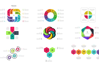 create a modern infographic design, timeline, diagram, flowchart