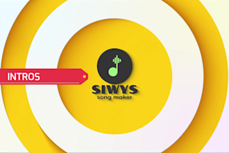 make a custom short song, jingle, intro, with your own voice