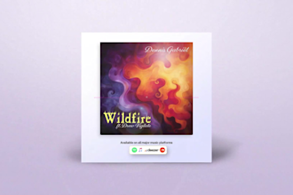 design neat album cover art, song cover art, music art