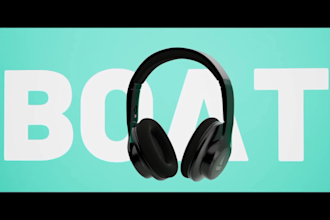 create 3d earbuds animation 3d headphone render  headset design and modeling