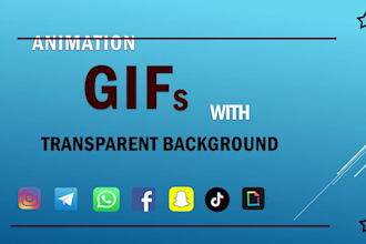 create animated GIF, stickers for telegram and giphy stickers