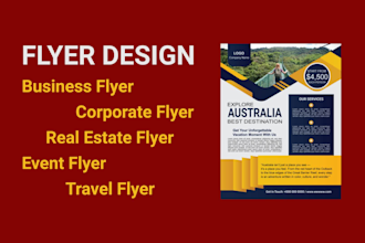 create a unique flyer design that helps your business stand out