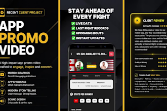 create an engaging app promo video and app explainer video