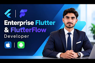 do enterprise flutter development as a flutterflow mobile app developer