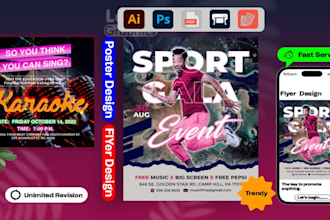 design exclusive flyers for corporate and event