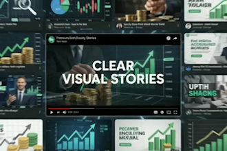 create ai financial animation and finance videos for youtube