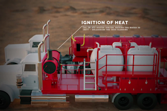 create realistic 3d industrial factory and manufacturing process animation video