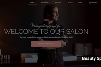 build stunning fashion, cosmetics, makeup, spa, wordpress website