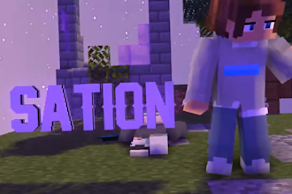 animate minecraft 3d video animation for music  intros, roleplays, fight scenes