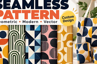 design seamless patterns for fabric and products