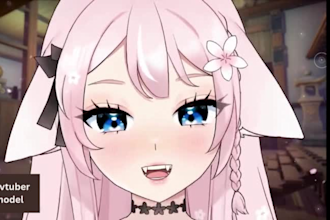 design and rig male and female live2d vtuber model, vtuber rigging, vtube studio