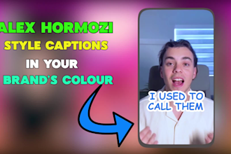 edit tiktok, youtube and instagram reels in alex hormozi style