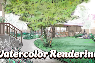 draw professional digital architectural sketches