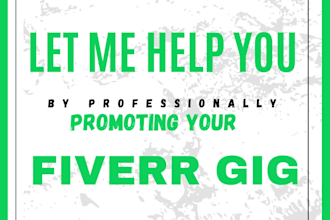 promote your fiverr gig with targeted ads