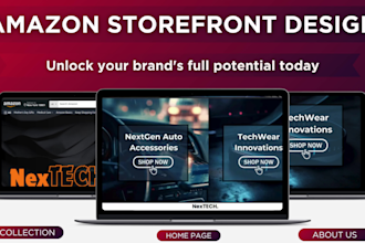 create amazon storefront design and amazon storefront amazon brand store