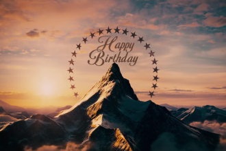 make original paramount style happy birthday video intro