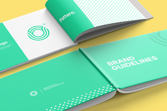 do modern brand identity, brand guidelines and brandbook