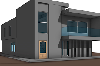 draw 2d architecture drawings 3d floorplan in revit